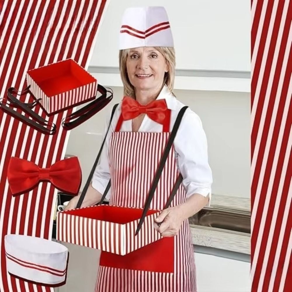 Women Kitchen Accessories - Tablier de cosplay de serveur de