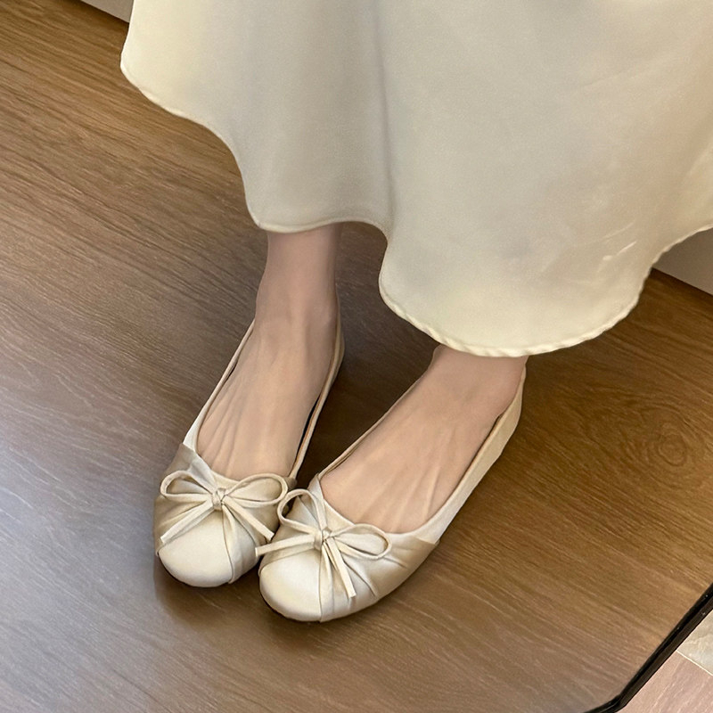 Women'S Shoes And Accessories - Nouvelles Chaussures Plates à Nœud Papillon