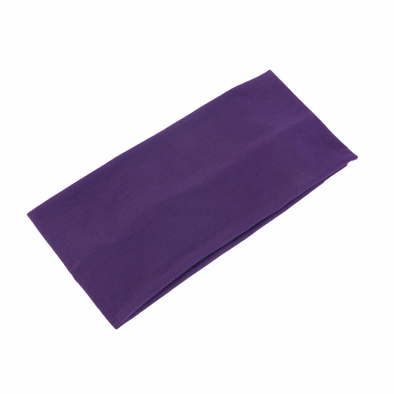 Women'S Running Accessories - Bandeau unisexe couleur unie, large et