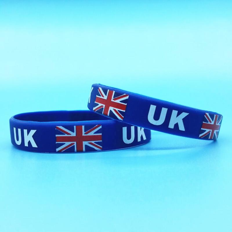 Women'S Accessories Uk - 2 pièces royaume-uni grande-bretagne drapeau Bracelet