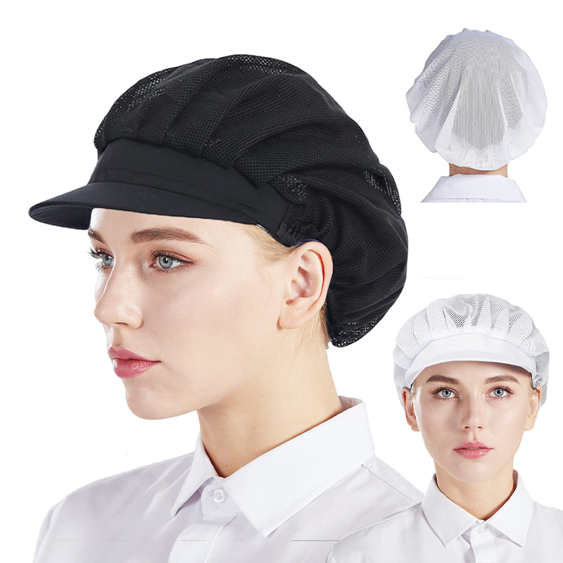 Women Kitchen Accessories - Chapeau de cuisine en maille pour