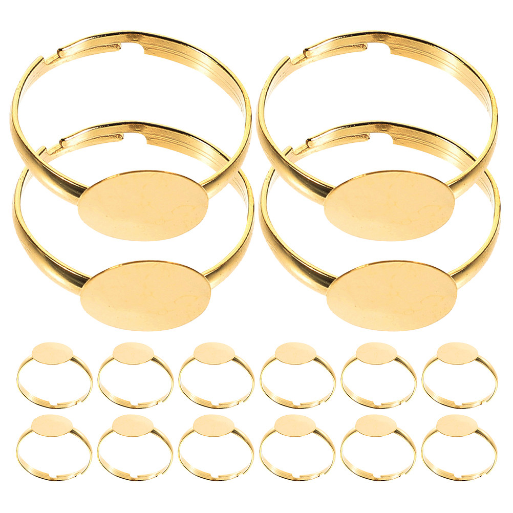 50 pièces de bases de bagues v - Ring Set Adjustable avis et prix