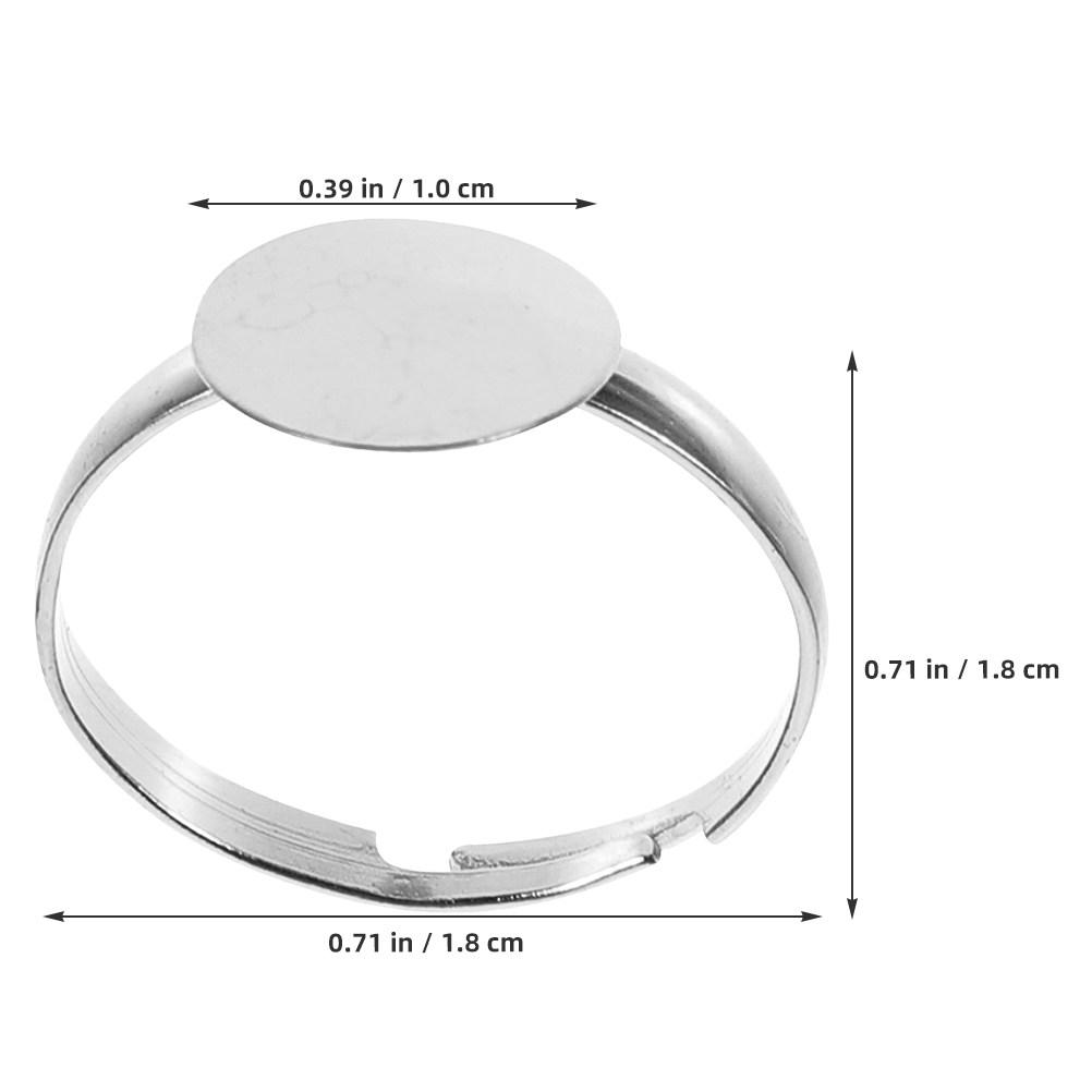 50 pièces de bases de bagues v - Ring Set Adjustable avis et prix