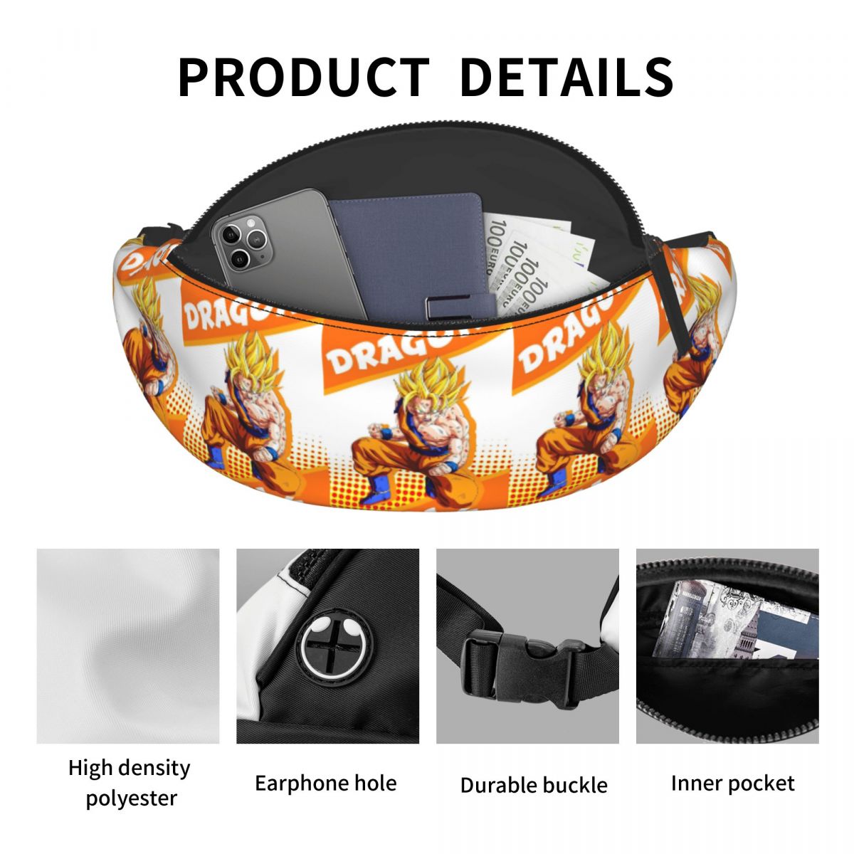 Sac banane personnalisé DBZ G- - Women'S Running Accessories avis et prix