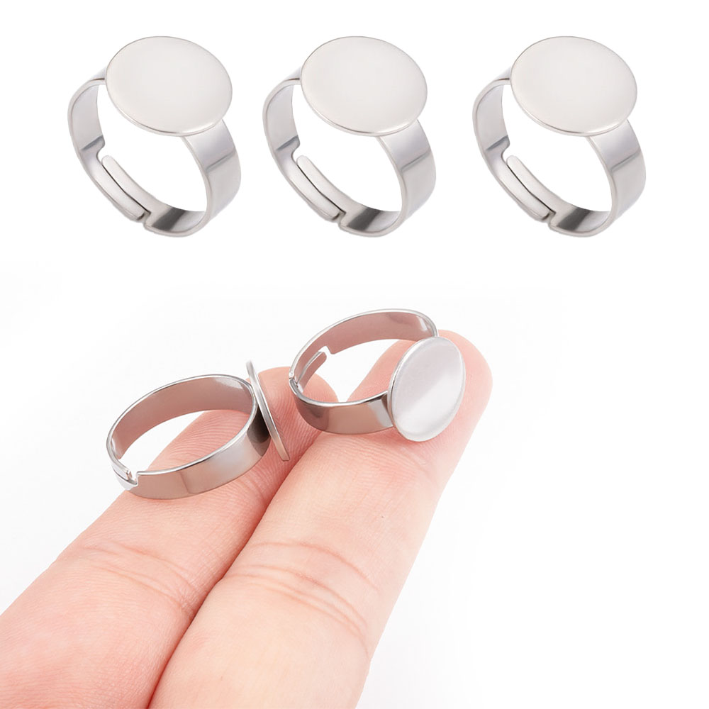 10 Pièces Anneaux en Acier Ino - Ring Set Adjustable avis et prix