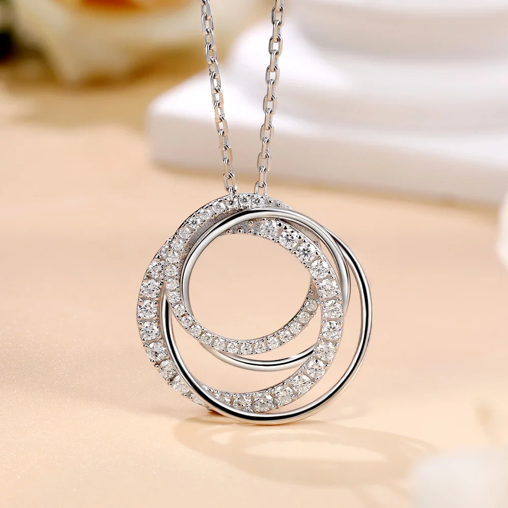 M-JAJA Moissanite pendentif co - Layered Necklace Set avis et prix