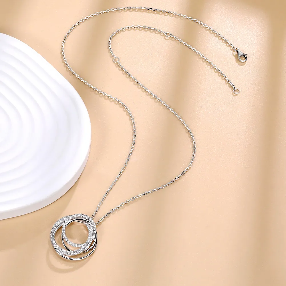 M-JAJA Moissanite pendentif co - Layered Necklace Set avis et prix